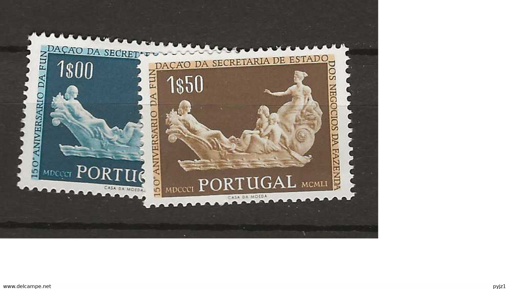 1954 MH Portugal Mi 823-24 - Nuevos