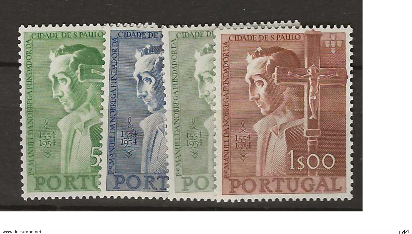 1954 MH Portugal Mi 831-34 - Nuevos