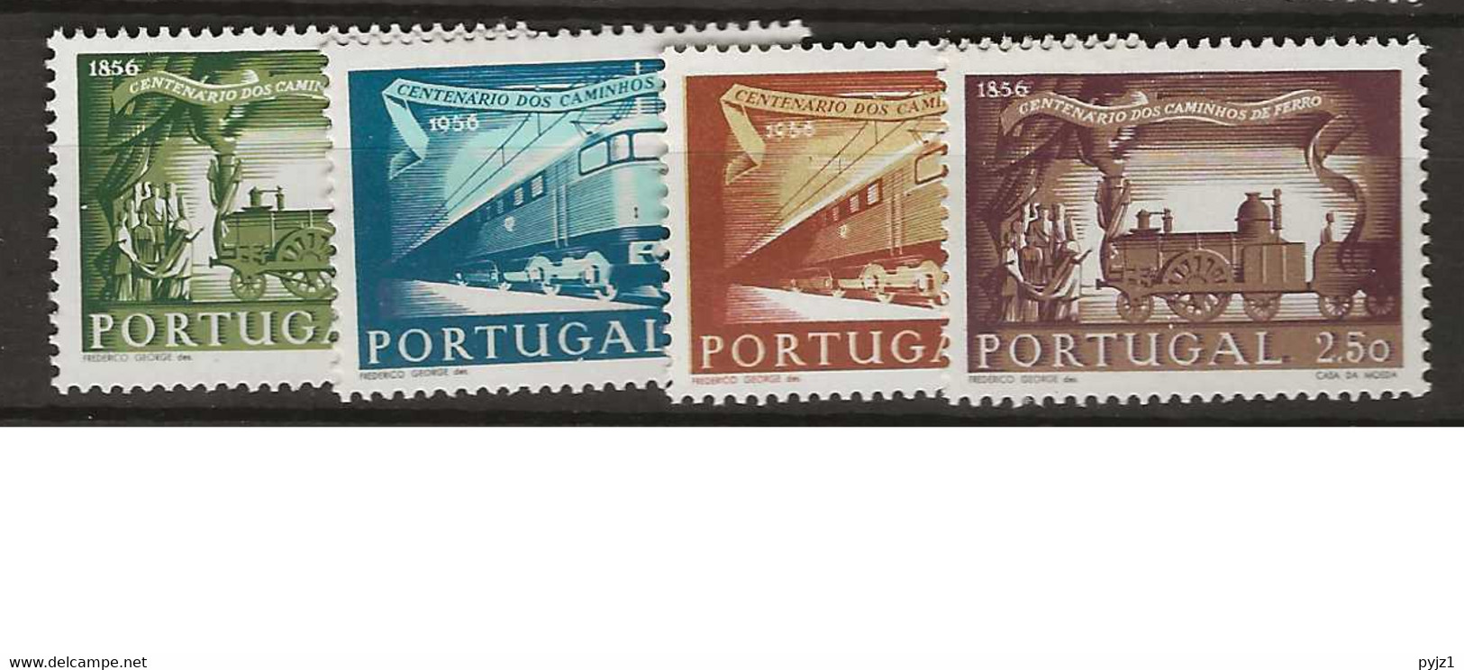 1956 MH Portugal Mi 850-53 - Nuevos