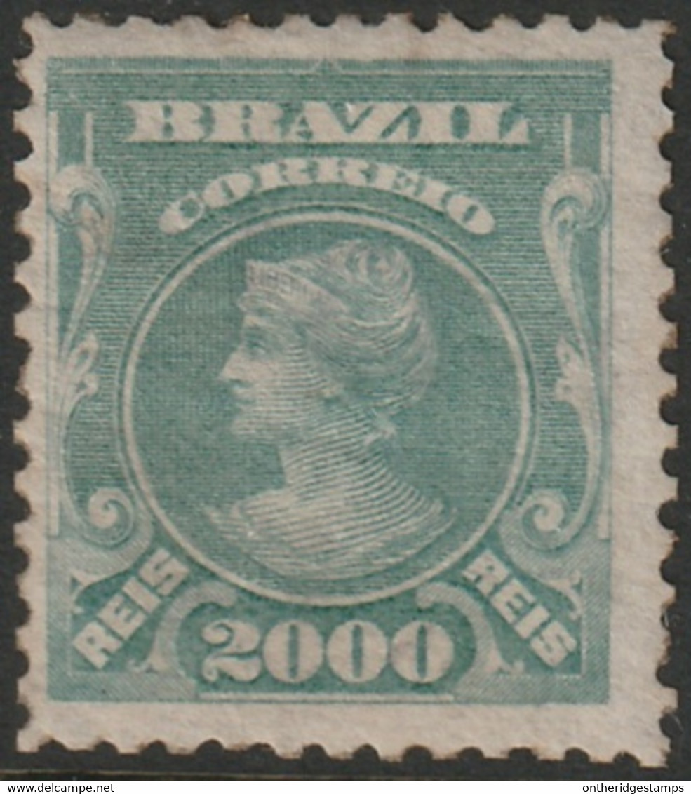 Brazil 1915 Sc 187 Bresil Yt 139a MLH* Small Thin - Nuovi