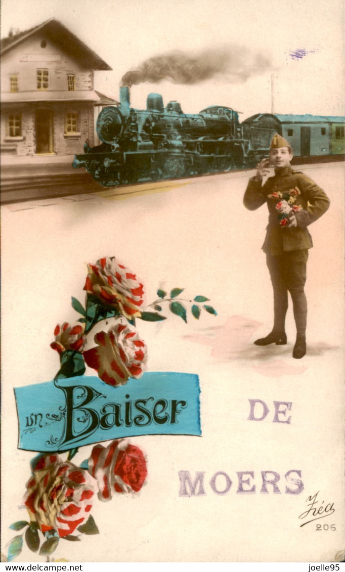 Duitsland Deutschland Germany - Moers - Trein - Bahnhof - 1925 - Autres & Non Classés