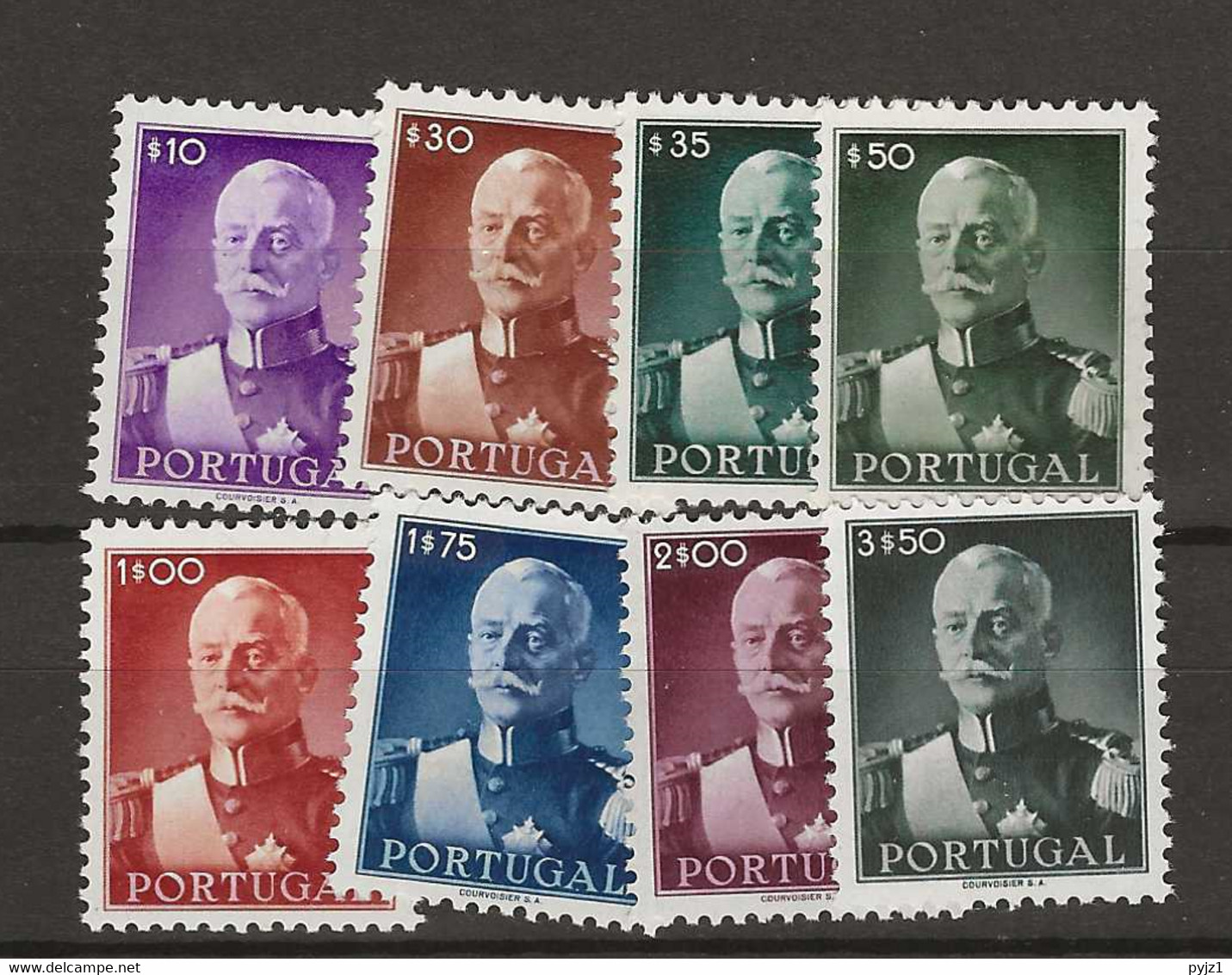 1945 MNH Portugal Mi 681-8 Postfris** - Neufs