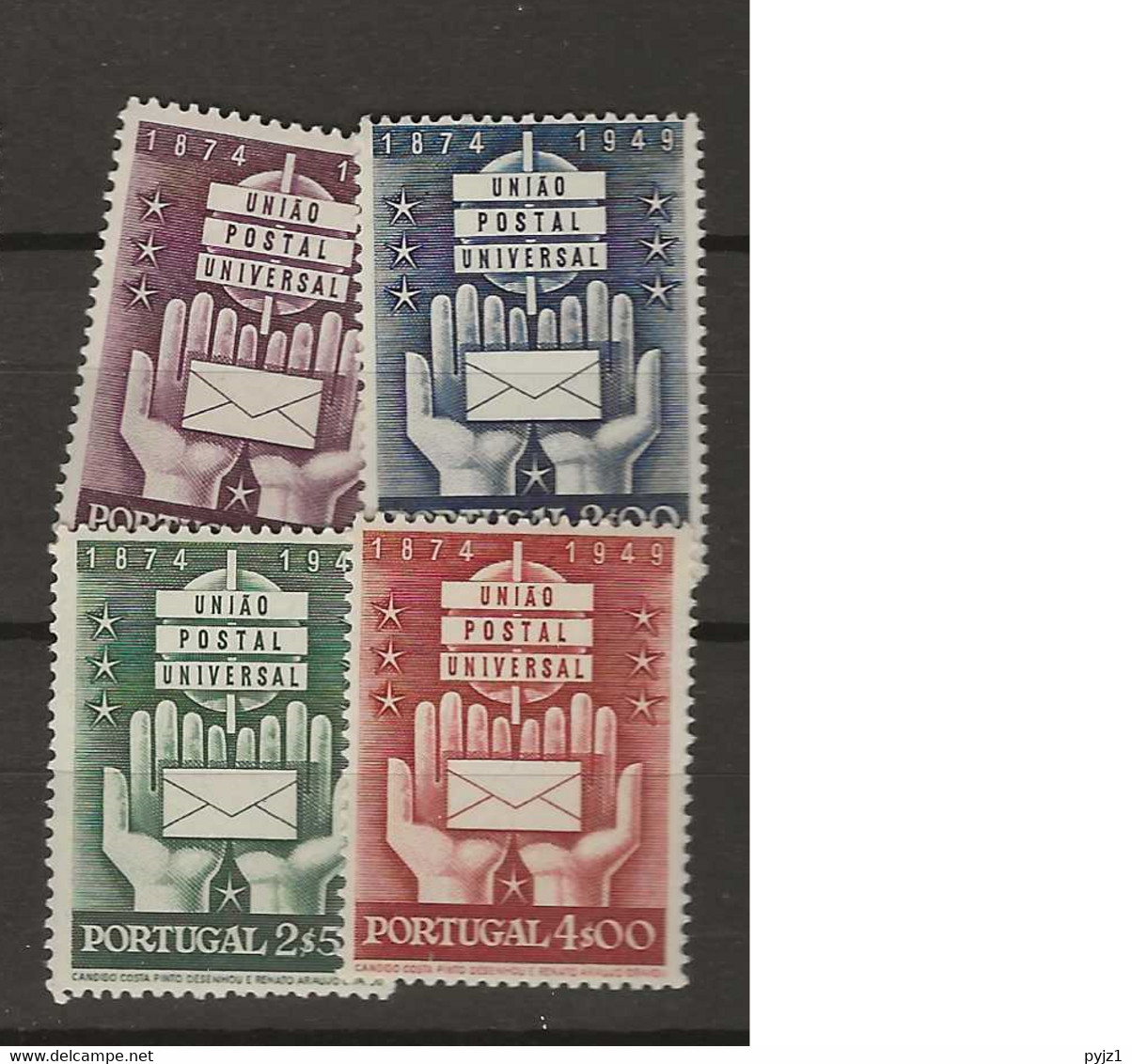 1949 MNH Portugal Mi 740-42 Postfris** - Neufs