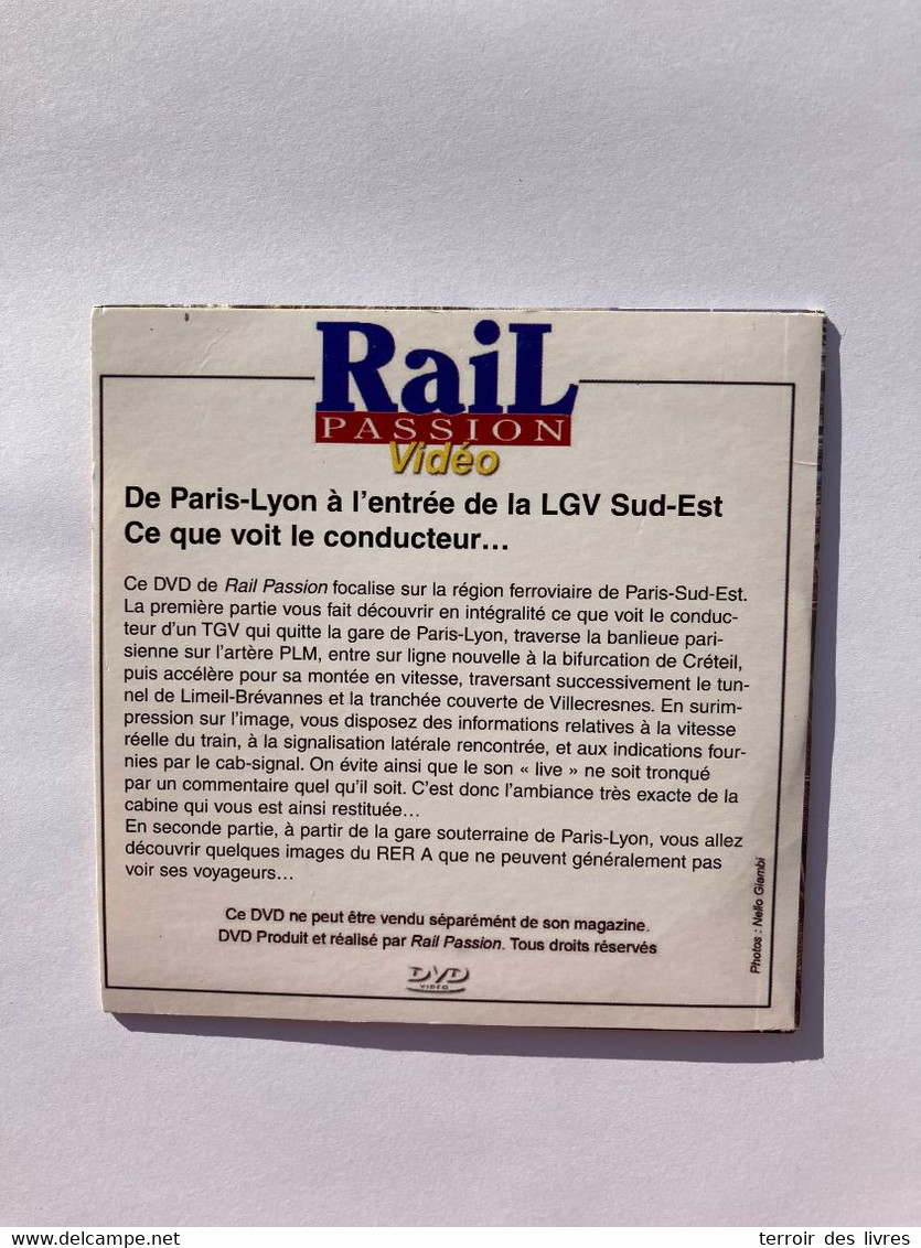 DVD Rail Passion LGV Sud Est CRETEIL LIMEIL BREVANNES VILLECRESNES - Documentaire