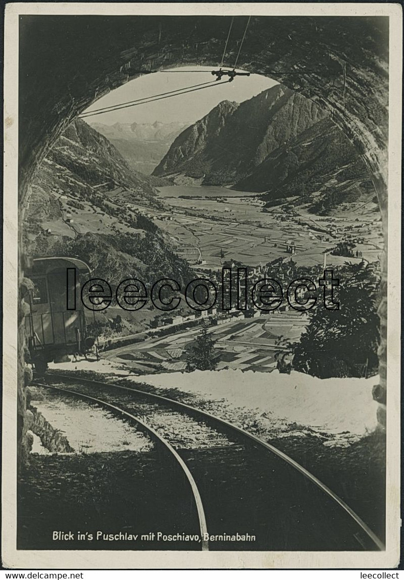 Suisse - GR Poschiavo - Bernina Bahn BB - RhB - A. Steiner - Poschiavo