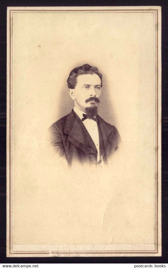 Fotografia Antiga "Eduardo Joaquim P.Brito" 1867. FIDANZA & C Photographos PARÁ Brasil. Old CDV Photo BRAZIL - Antiche (ante 1900)