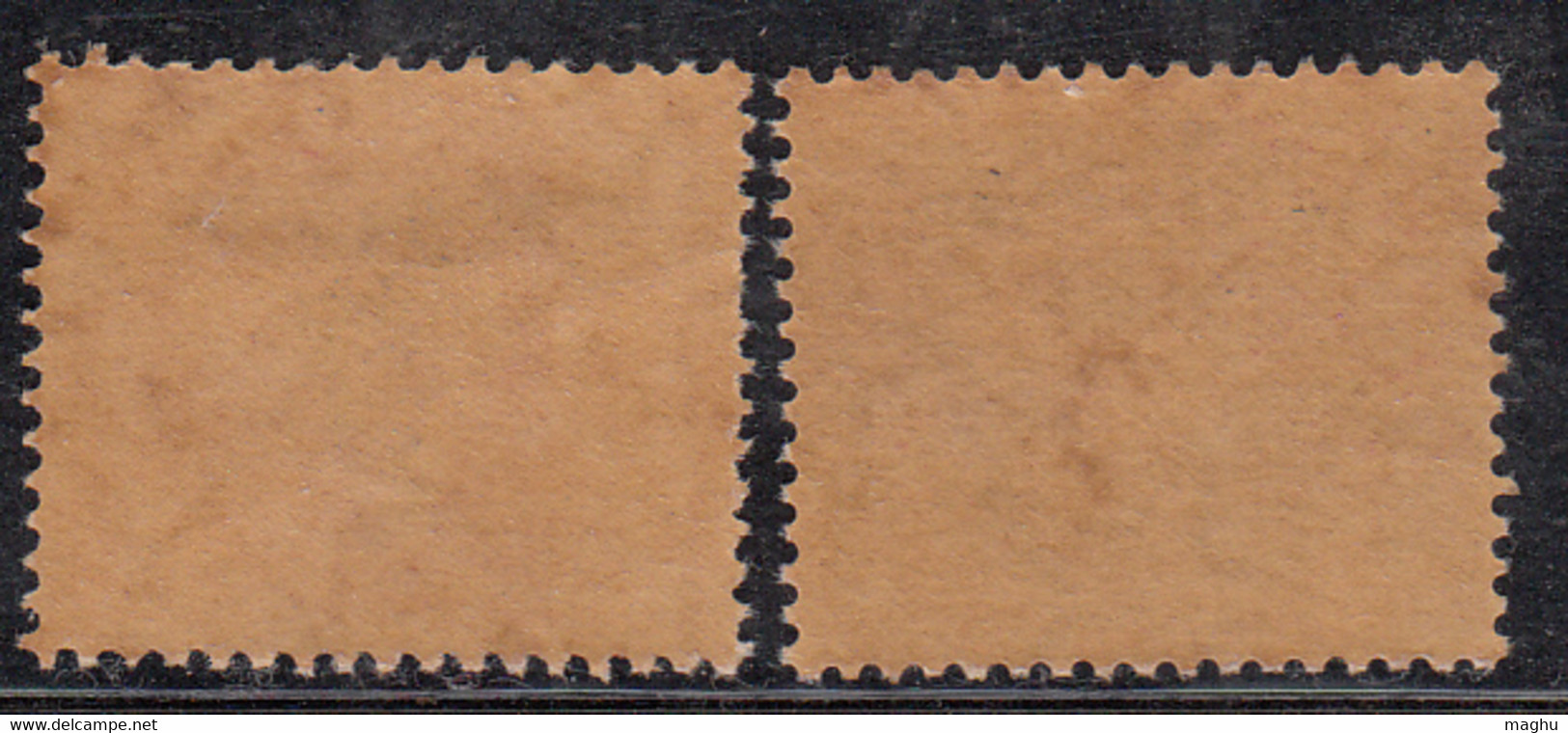 2v Star Watermark Series, Laos Opt. On  Map, India MNH 1957 - Military Service Stamp