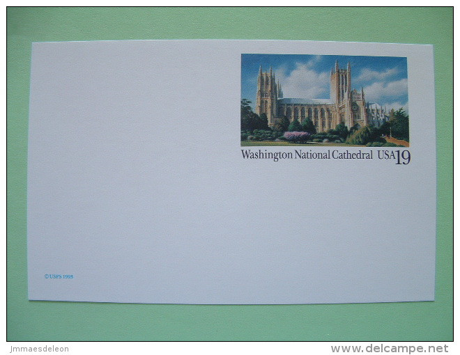 USA 1993 - Stationery Stamped Postal Card - Unused - 19c - Washington National Cathedral - 1981-00