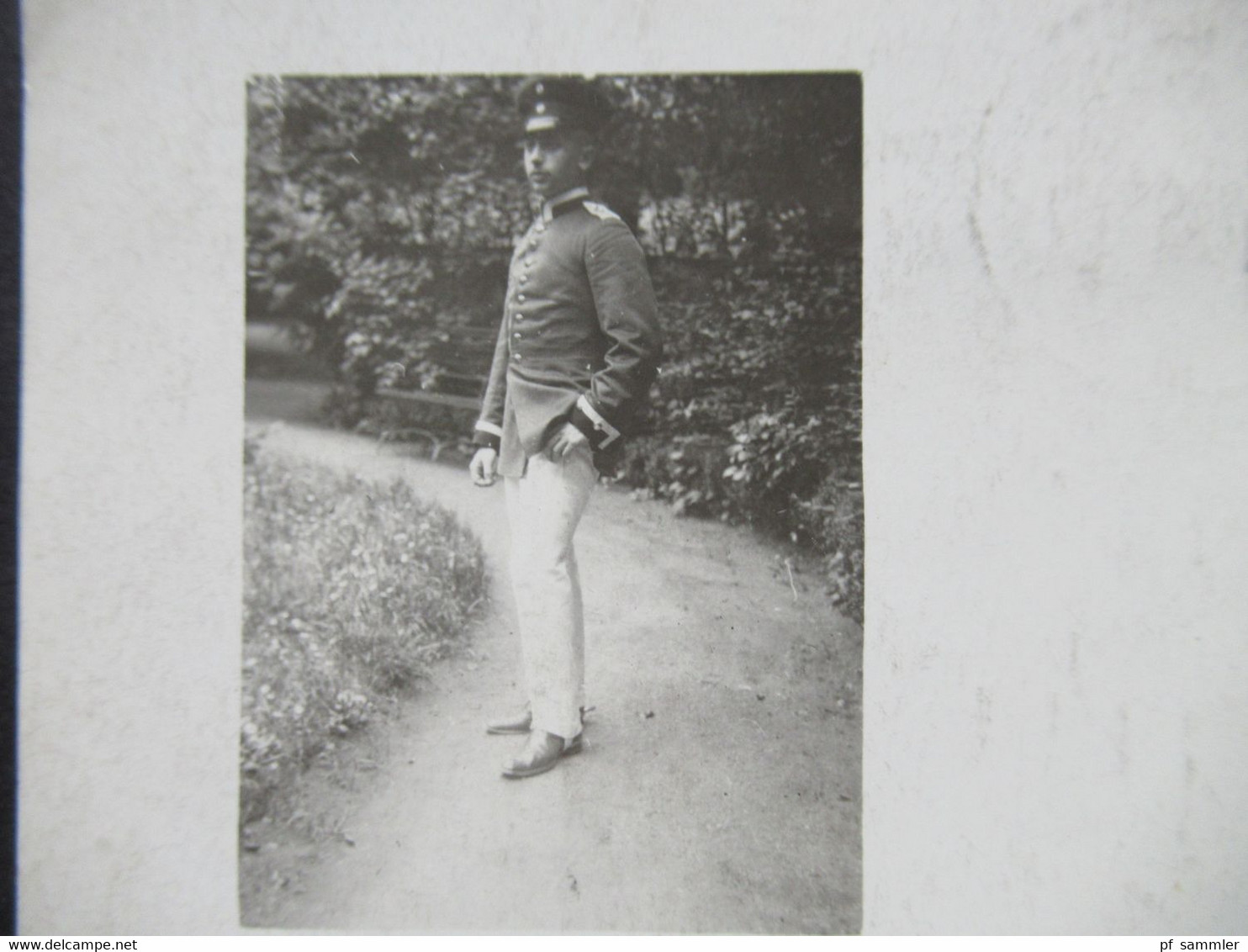 Elsass Echtfoto AK Soldat In Uniform Maschinenstempel Metz 1.7.1914 Kurz Vor Dem 1.WK - Elsass