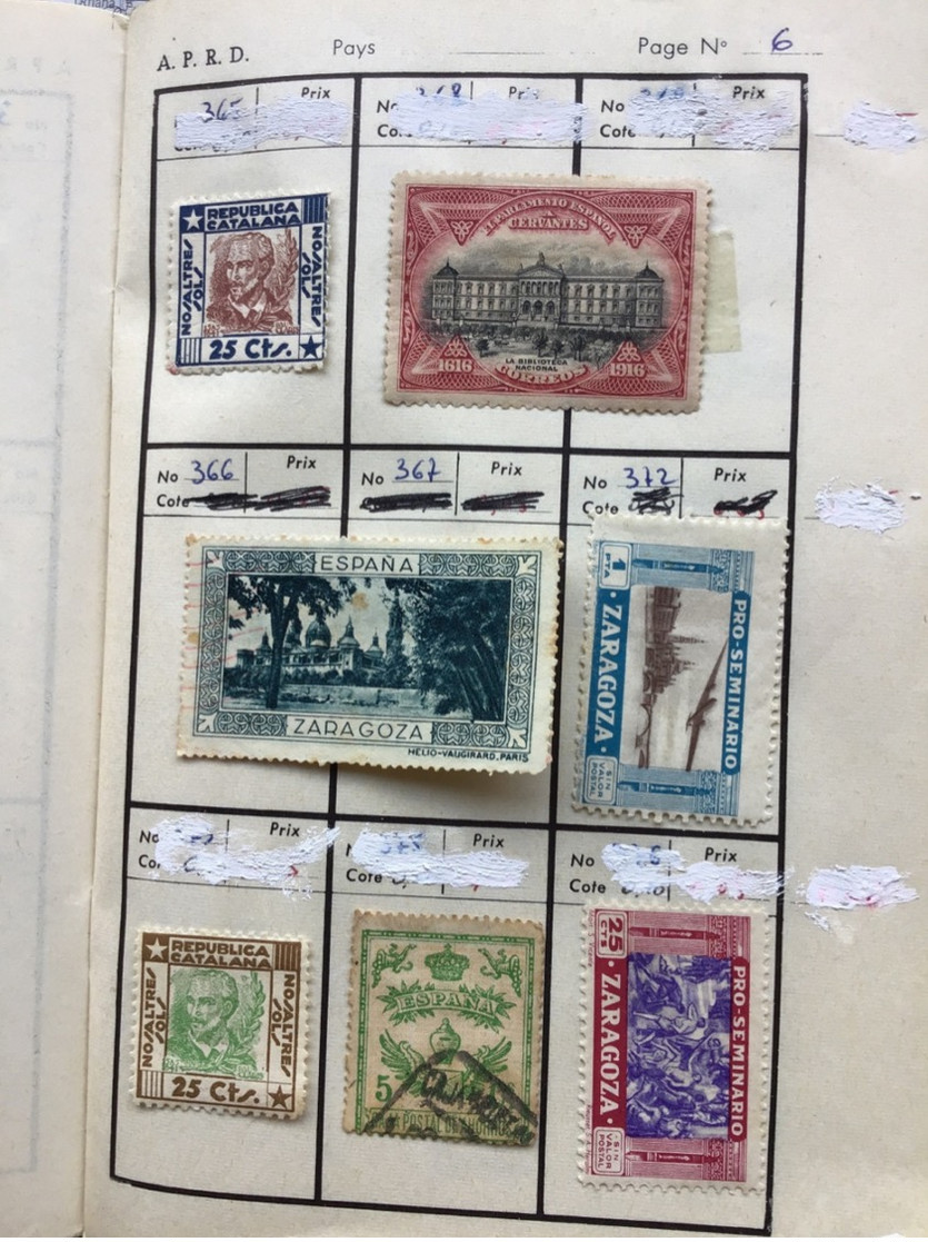 12 CARNETS FRANCE EUROPE ET MONDE MAJORITE CLASSIQUES - Unclassified