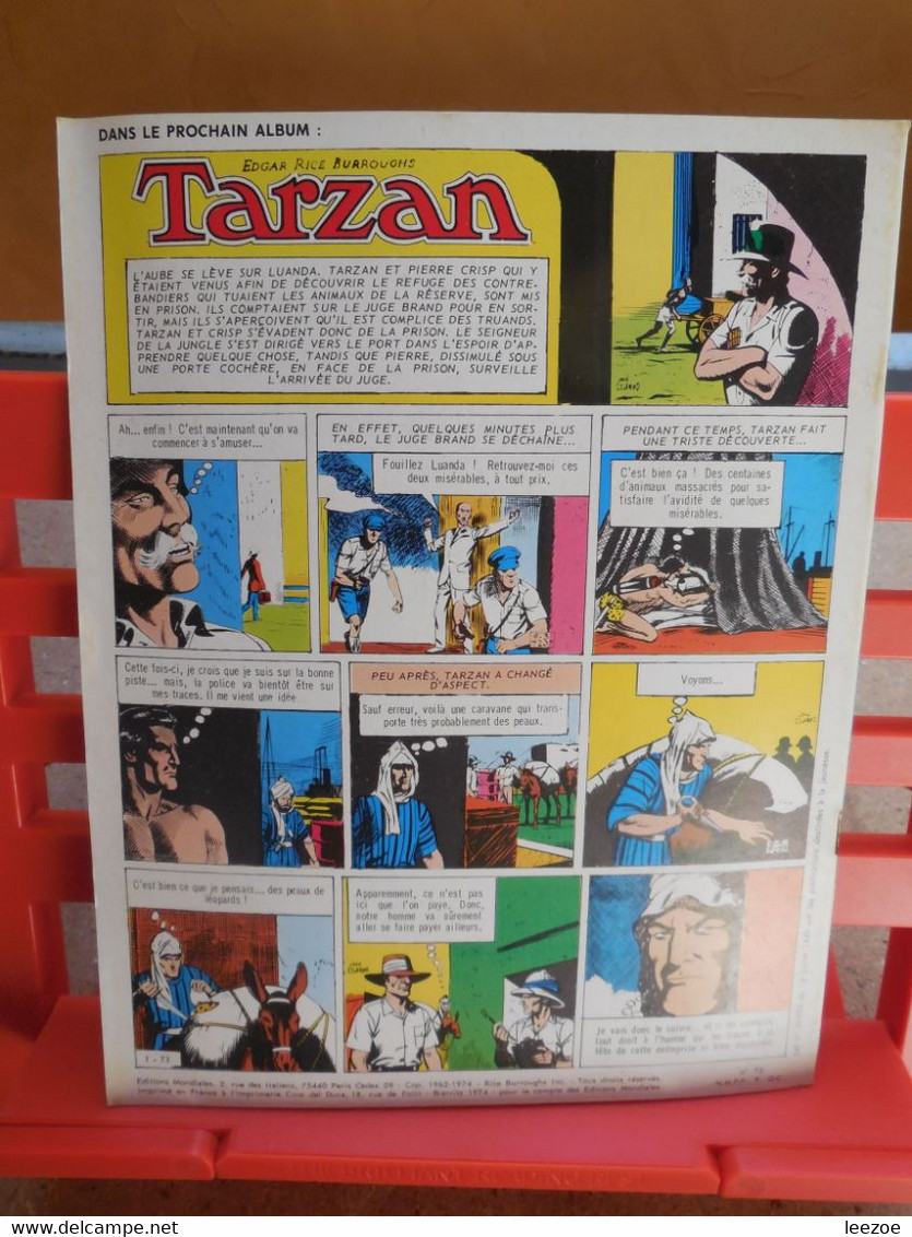 BD 1ère Série TARZAN TOUT EN COULEURS, Collection Tarzan N°72..4B01 - Tarzan