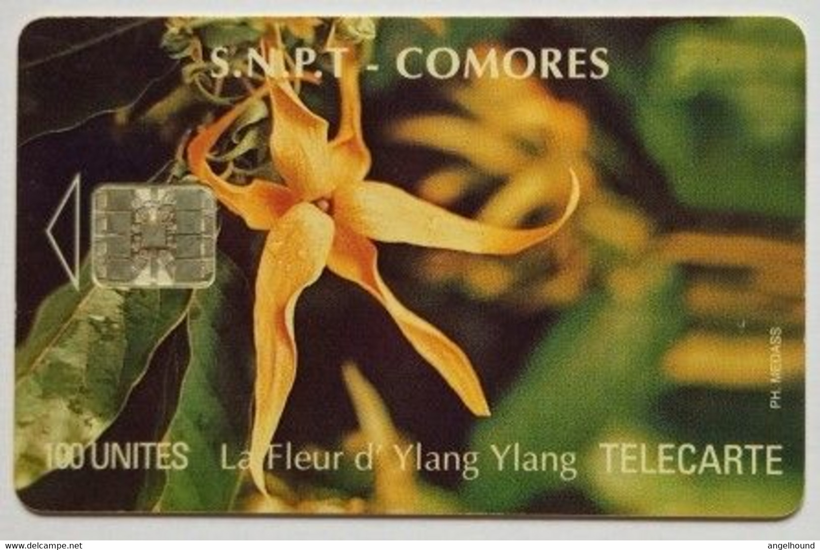 Comoros SNPT 100 Units Ylang Ylang Flower - Comores