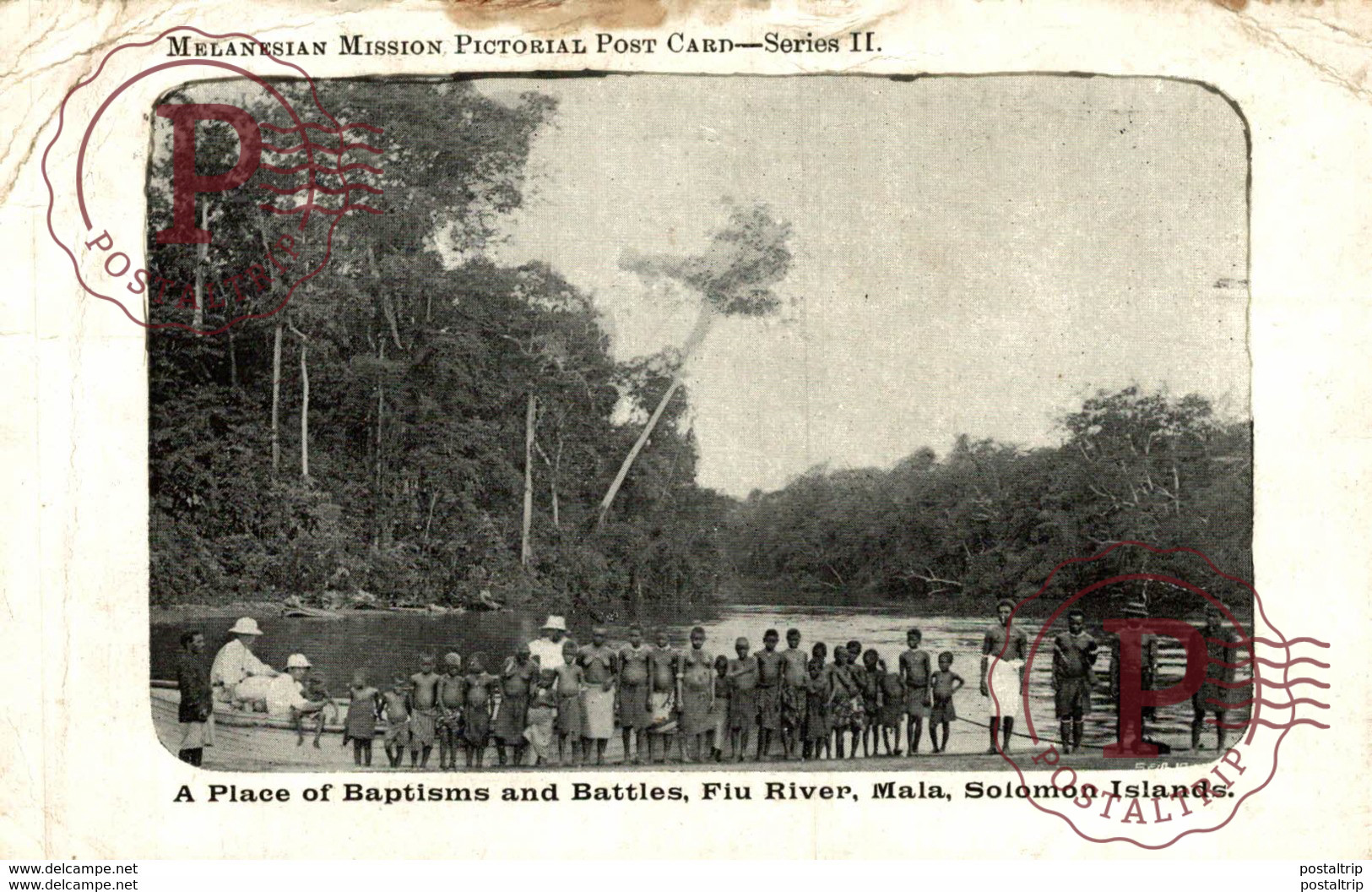 A PLACE OF BAPTISMS AND BATTLES FIU RIVER MALA SOLOMON ISLANDS !!! SEE CORNERS !!! - Solomon Islands