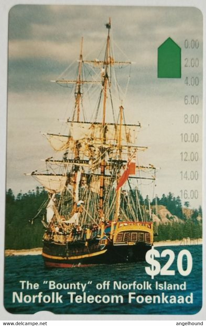 Norfolk Island Series No.1 $20 The "Bounty" Off Norfolk Island ( MINT ) - Ile Norfolk