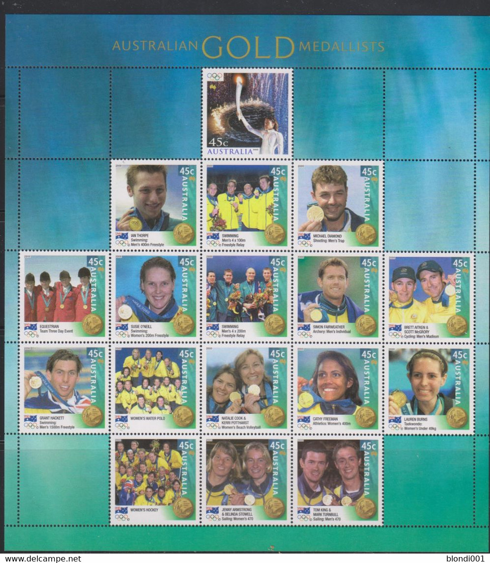 Olympics 2000 - Winner - AUSTRALIA - Sheet MNH - Summer 2000: Sydney