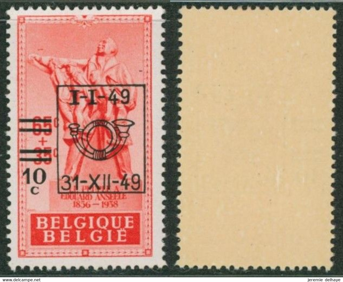 Variété - N°803-V2** (MNH) : Ligne Sur La Main - Altri & Non Classificati