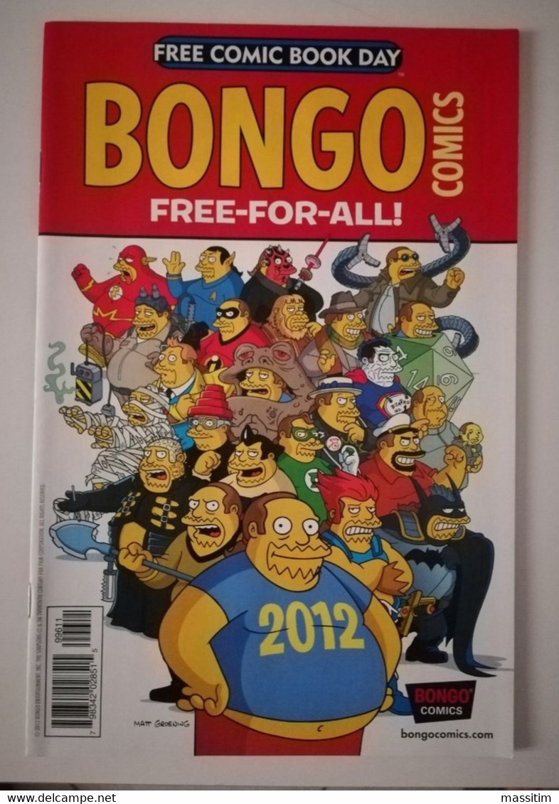 Bongo Comics Free For All - Spongebob Comics ( Flip Comics Free Comic Day 2012 ) Originale USA - Autres Éditeurs