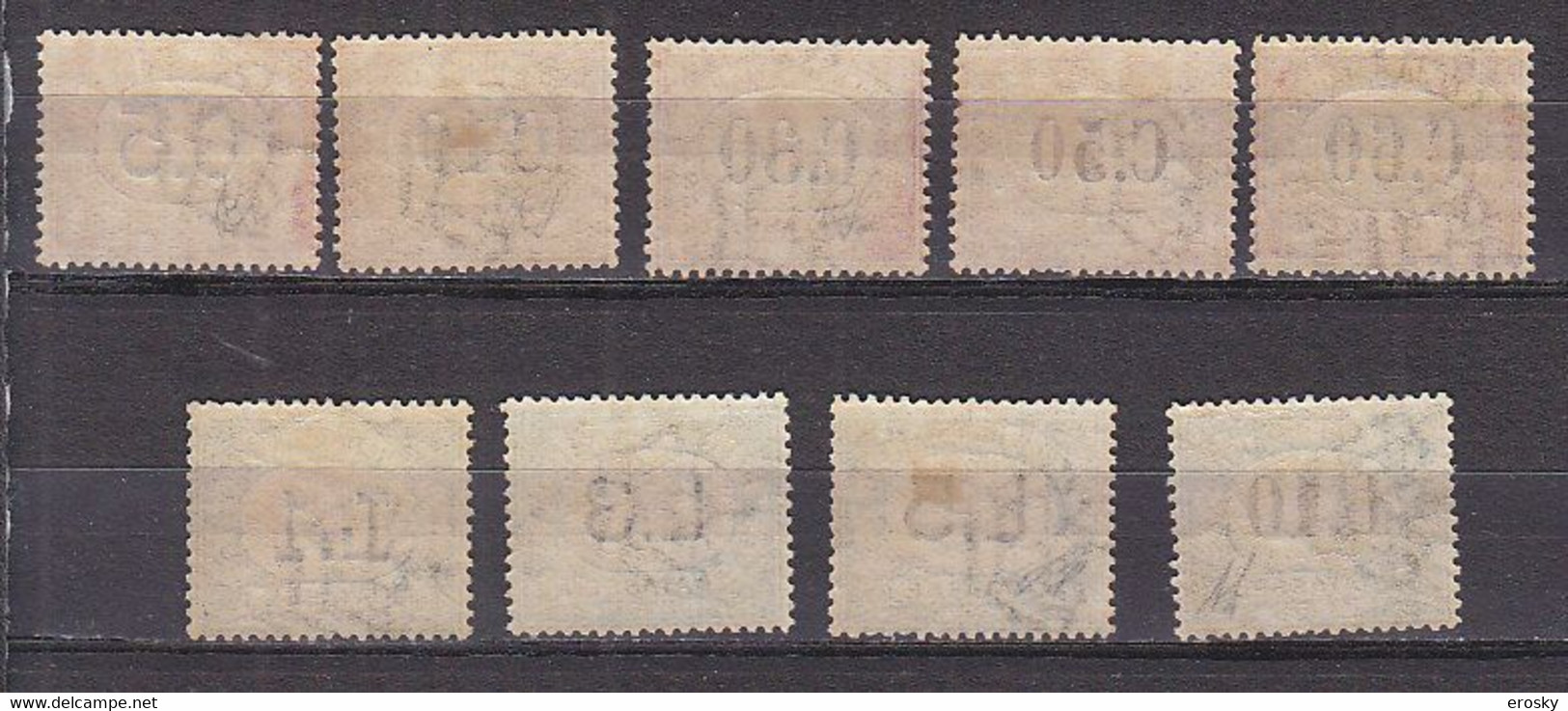 Y9324 - SAN MARINO TASSE Ss N°10/18 - SAINT-MARIN TAXE Yv N°10/18 * - Timbres-taxe