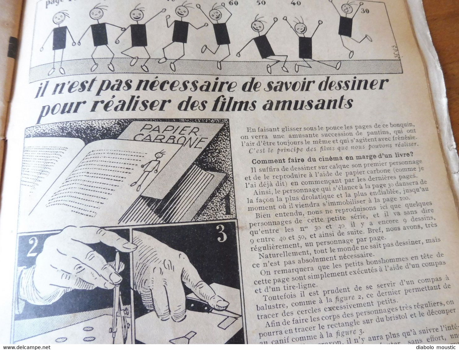 Année 1932  GUIGNOL Cinéma de la Jeunesse ......mais pas que ! (Une étrange disparition, Conquis par le Cœur, BD,  Etc )