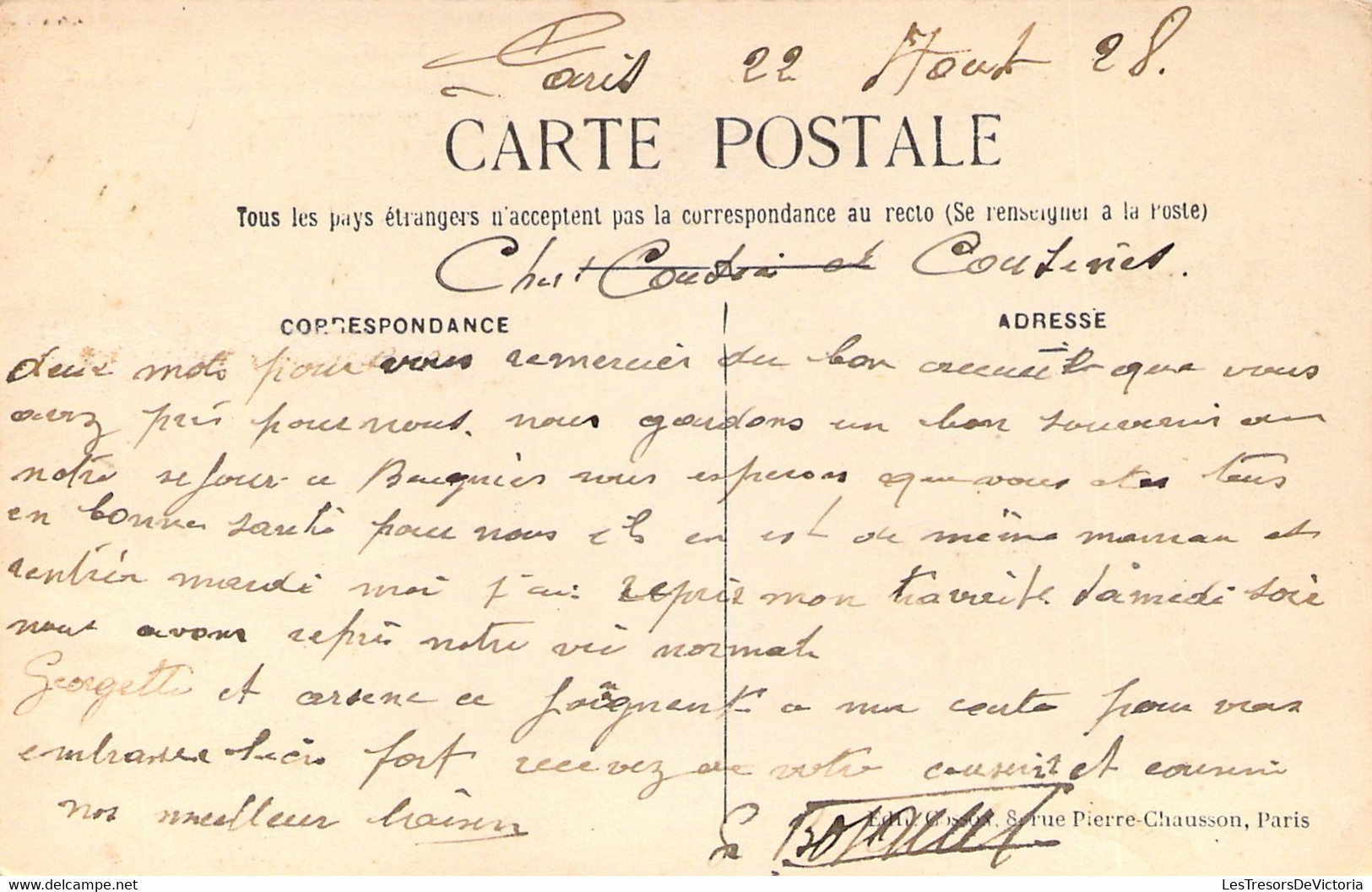 CPA Lot De 5 Cartes De Paris - Loten, Series, Verzamelingen