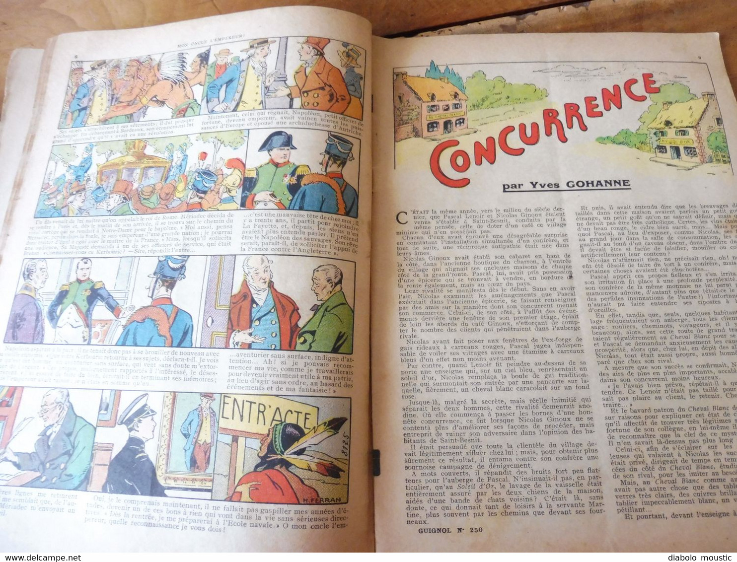 Année 1933  GUIGNOL Cinéma de la Jeunesse ...mais pas que ! (Mon oncle Empereur ! ,Quelqu'un troubla la fête, BD, Etc )