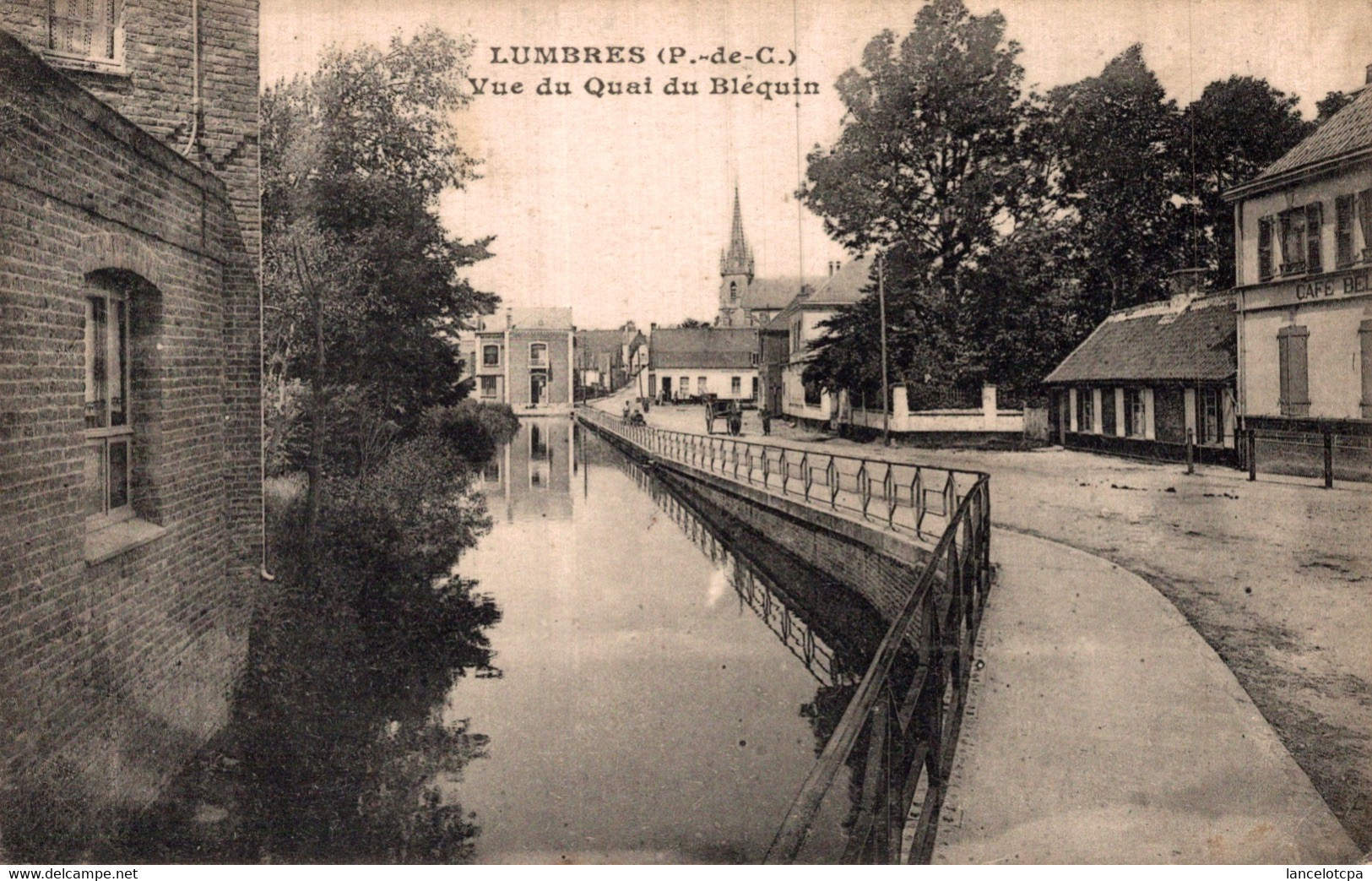 62 - LUMBRES / VUE DU QUAI DU BLEQUIN - Lumbres