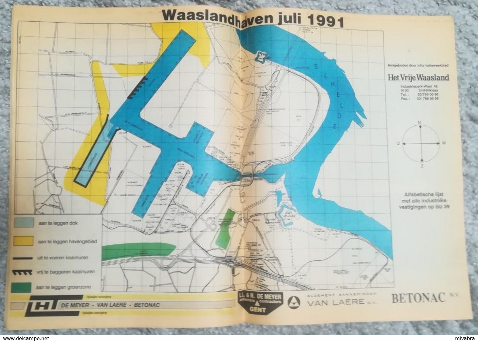 HET WAASLAND EN ANTWERPEN TUNNELEN VERDER LIEFKENSHOEKTUNNEL - HET VRIJE WAASLAND 1991 - Allgemeine Literatur