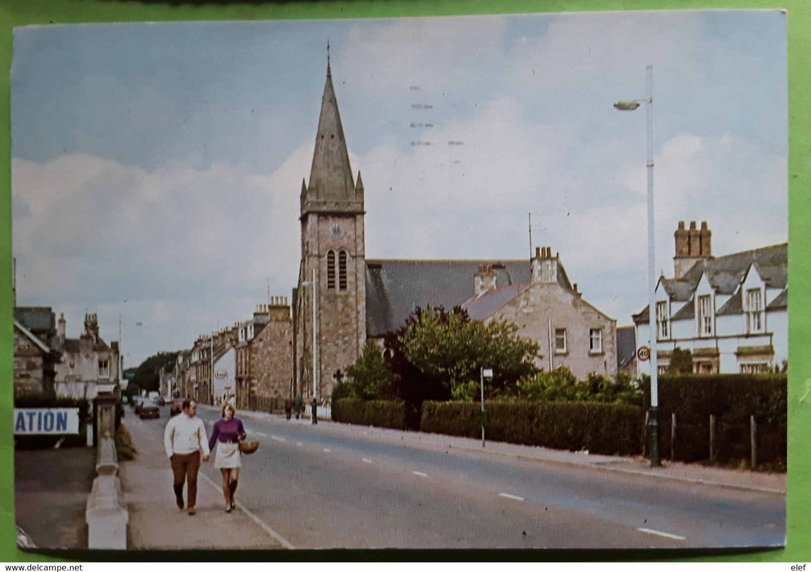 FOCHABERS , Moray , Scotland,  High Street , Church , 1978 , TB - Moray