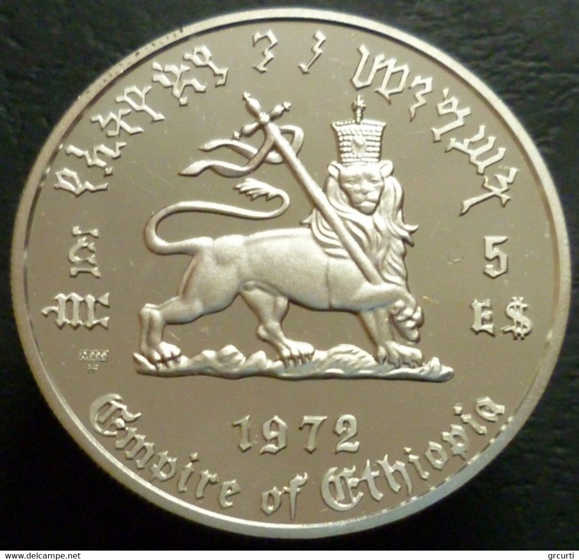 Etiopia - 5 Dollars 1972 - Haile Selassie - KM# 52 - Somalia