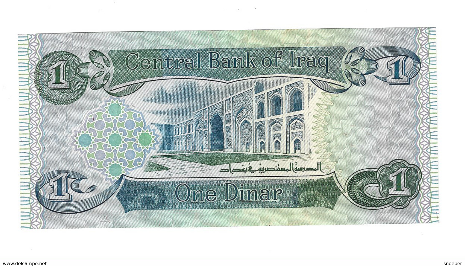 *irak 1 Dinar 1984  69c  Unc - Iraq