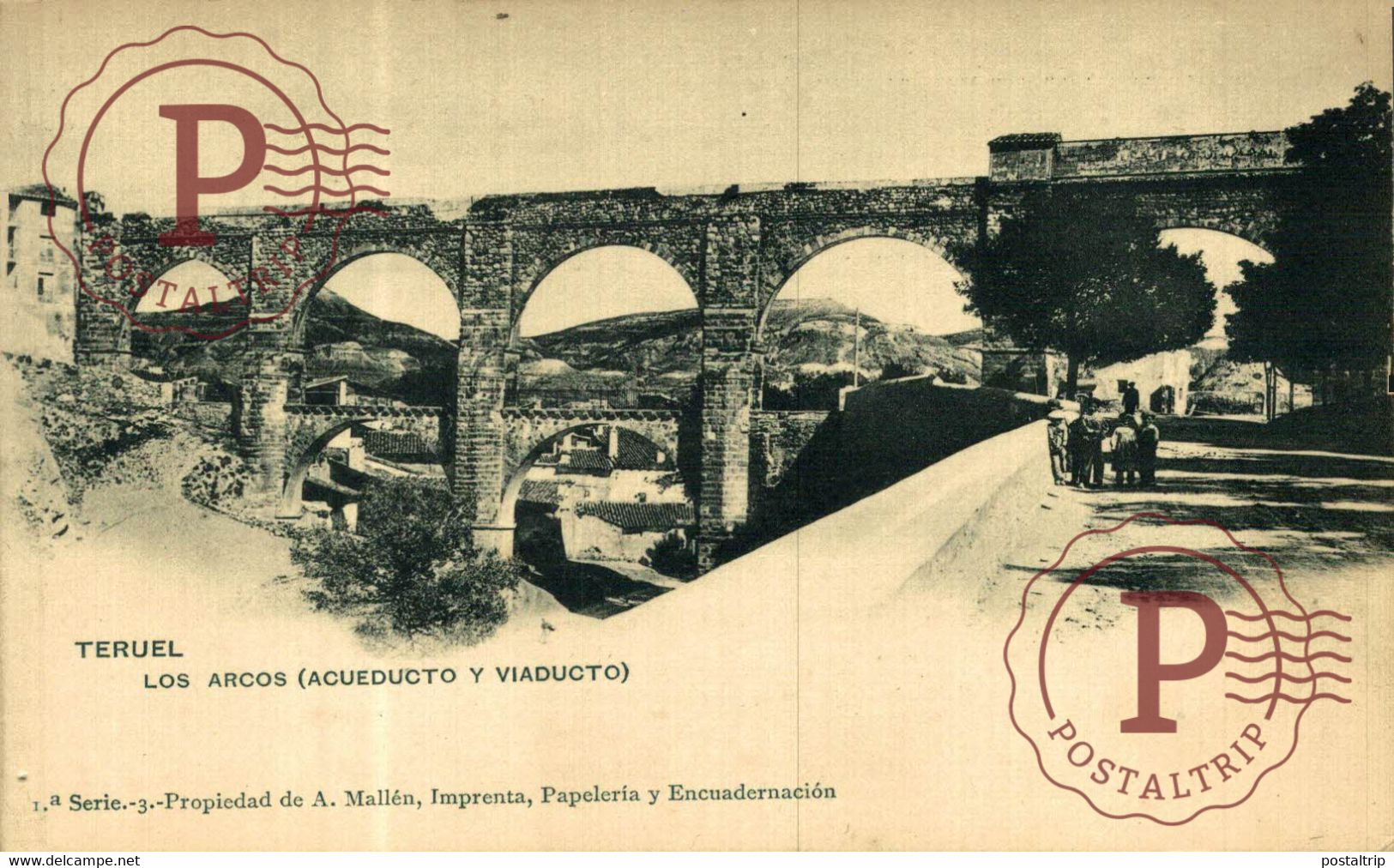 TERUEL. LOS ARCOS. ACUEDUCTO Y VIADUCTO. - Teruel