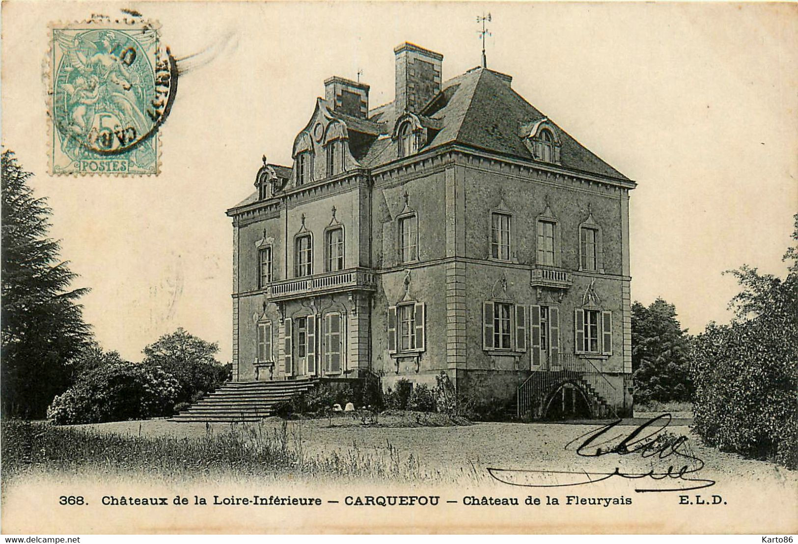 Carquefou * Château De La Fleuryais * Châteaux De La Loire Inférieure N°368 - Carquefou