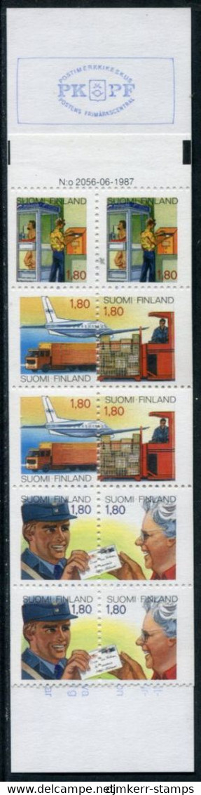 FINLAND 1988 Postal Services Booklet MNH / **.  Michel 1039-43 - Nuovi