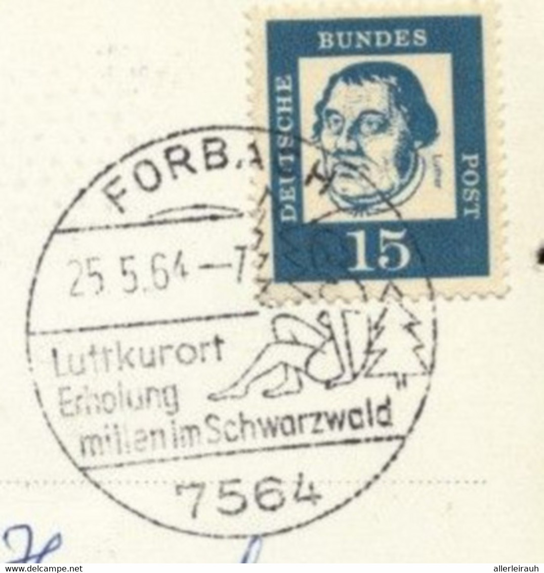 Forbach Im Schwarzwald - 25.5.1964 Mit Sonderstempel "Forbach" Gelaufen - Forbach