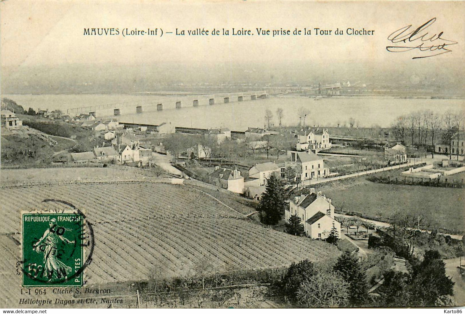 Mauves * La Vallée De La Loire * Vue Prise De La Tour Du Clocher - Mauves-sur-Loire