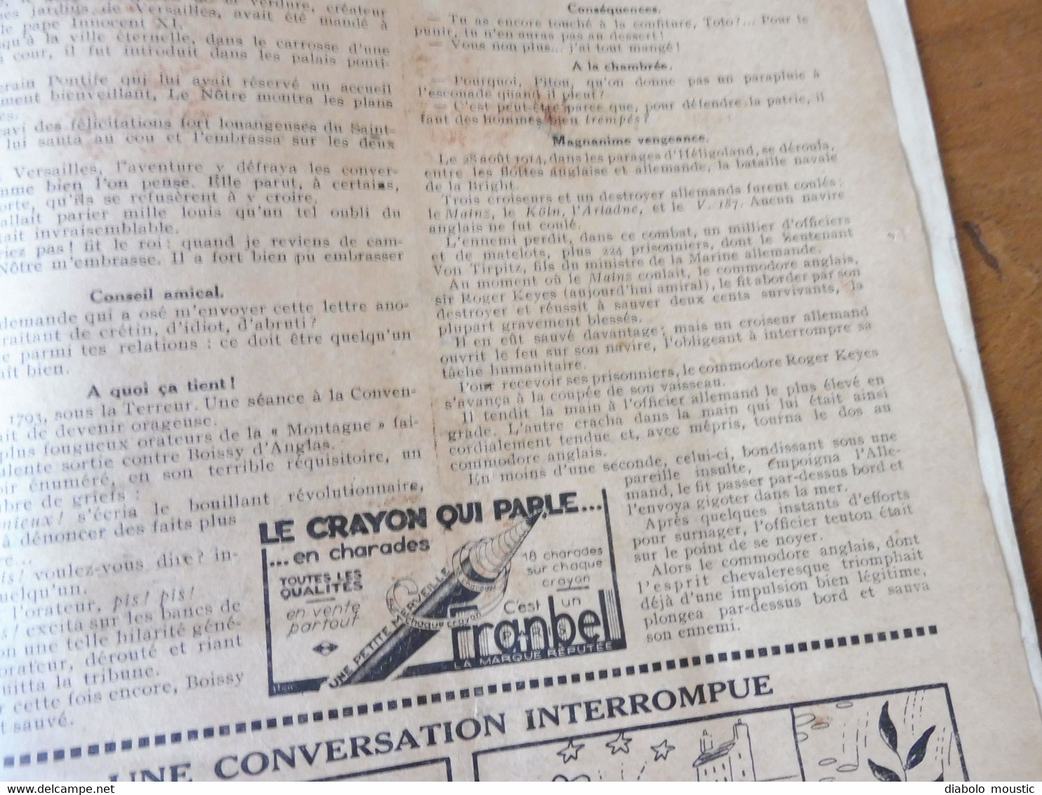 Année 1933 GUIGNOL Cinéma de la Jeunesse ...mais pas que ! (Mystères de la Nlle-Grenade, Le Buste au nez cassé, BD,Etc )