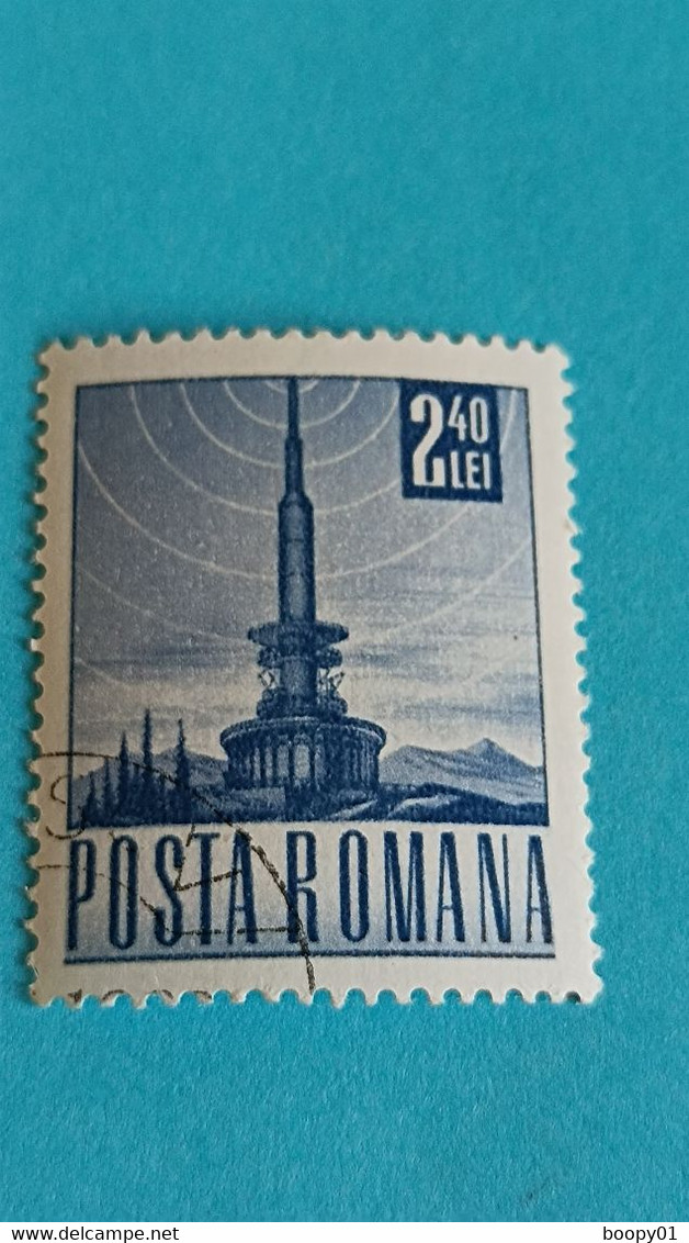 ROUMANIE - ROMANIA - Posta Romana - Timbre 1967 : Télécommunications - Tour De Télévision - Usado