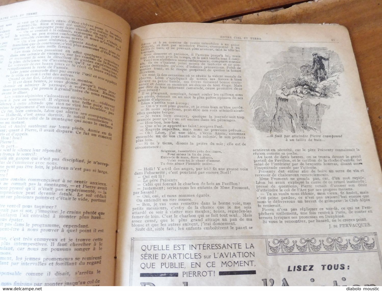 Année 1930 GUIGNOL Cinéma de la Jeunesse ..mais pas que ! (La Perle Noire irisée, L'un d'eux partit.. , BD, Etc )