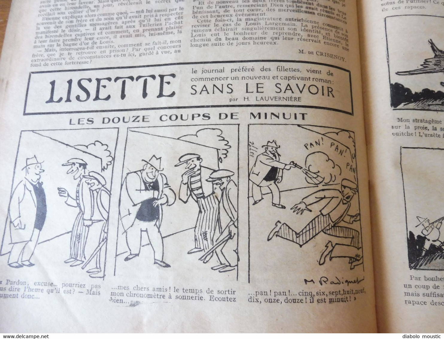 Année 1930 GUIGNOL Cinéma de la Jeunesse ..mais pas que ! (La Perle Noire irisée, L'un d'eux partit.. , BD, Etc )