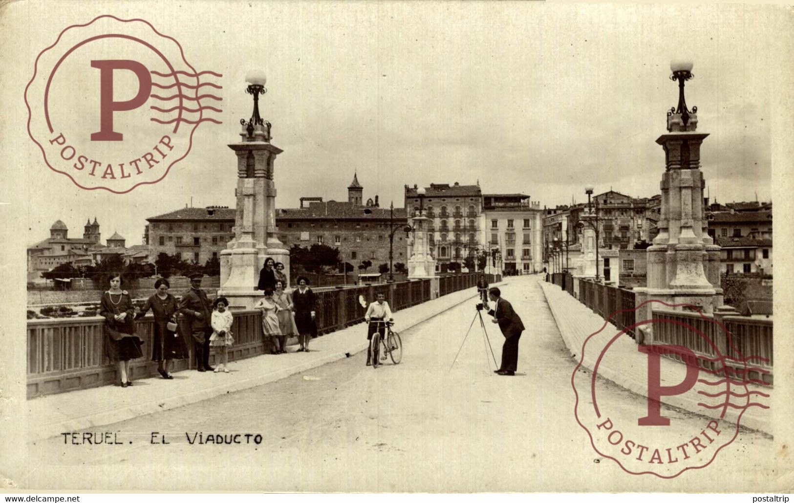 TERUEL. EL VIADUCTO FOTOGRAFICA ¡¡RARA!! - Teruel