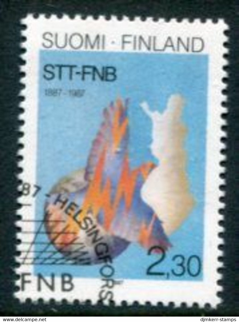 FINLAND 1987 Finnish News Agency Used.  Michel 1034 - Usados
