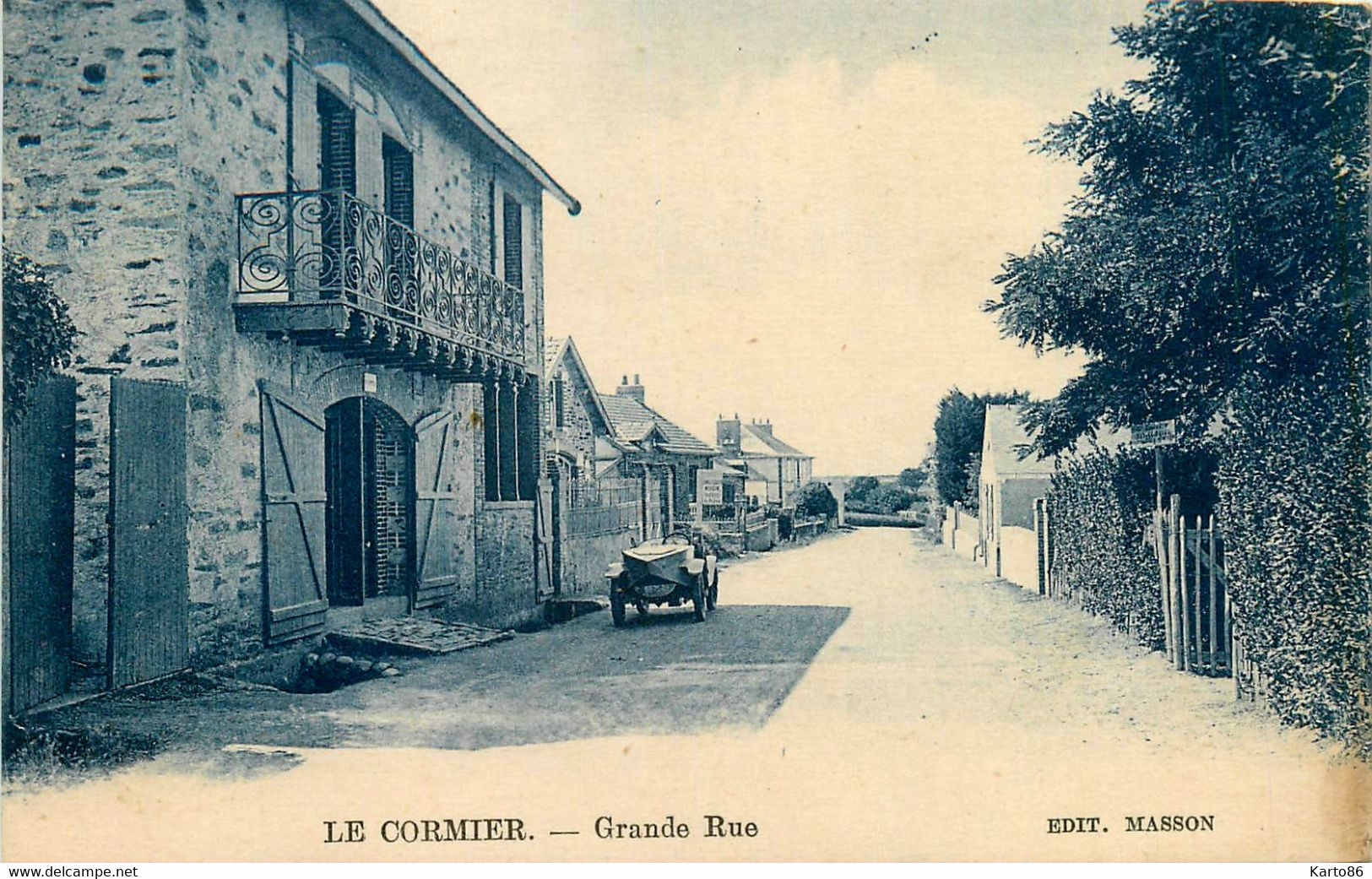 La Plaine Sur Mer * Le Cormier * La Grande Rue * Automobile Voiture Ancienne - La-Plaine-sur-Mer