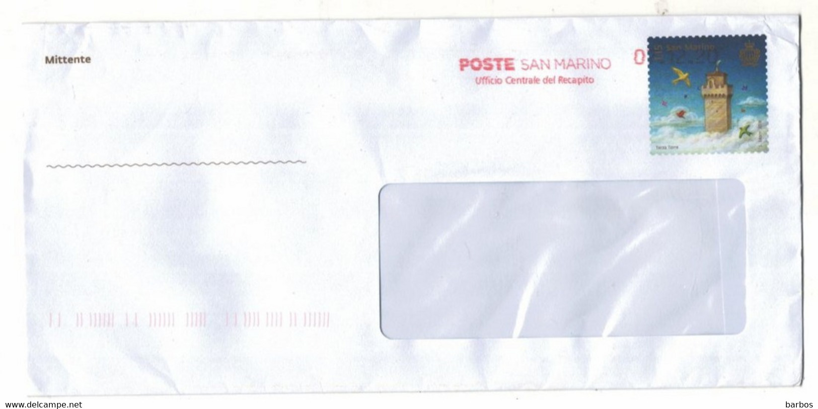San Marino , 2020 , Used Cover Sent To Moldova - Lettres & Documents