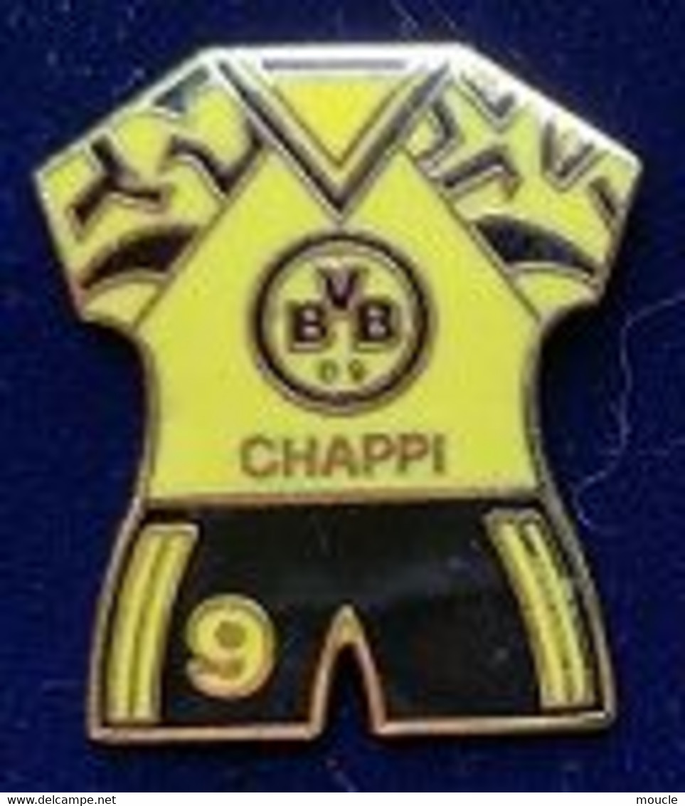 MAILLOT N°9 JAUNE YELLOW - CHAPPI - BVB - BORUSSIA DORTMUND - STEPHANE CHAPUISAT - FOOTBALL - SOCCER - CALCIO - (30) - Football