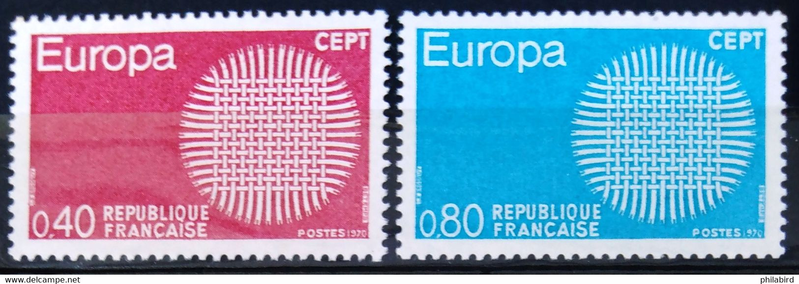EUROPA 1970 - FRANCE                   N° 1637/1638                     NEUF** - 1970