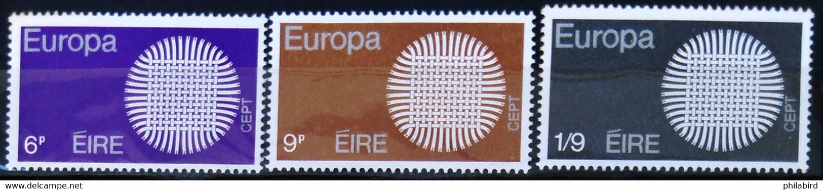 EUROPA 1970 - IRLANDE                   N° 241/243                     NEUF** - 1970