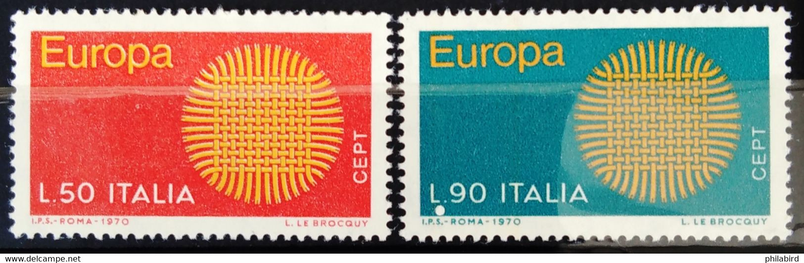 EUROPA 1970 - ITALIE                  N° 1047/1048                     NEUF** - 1970