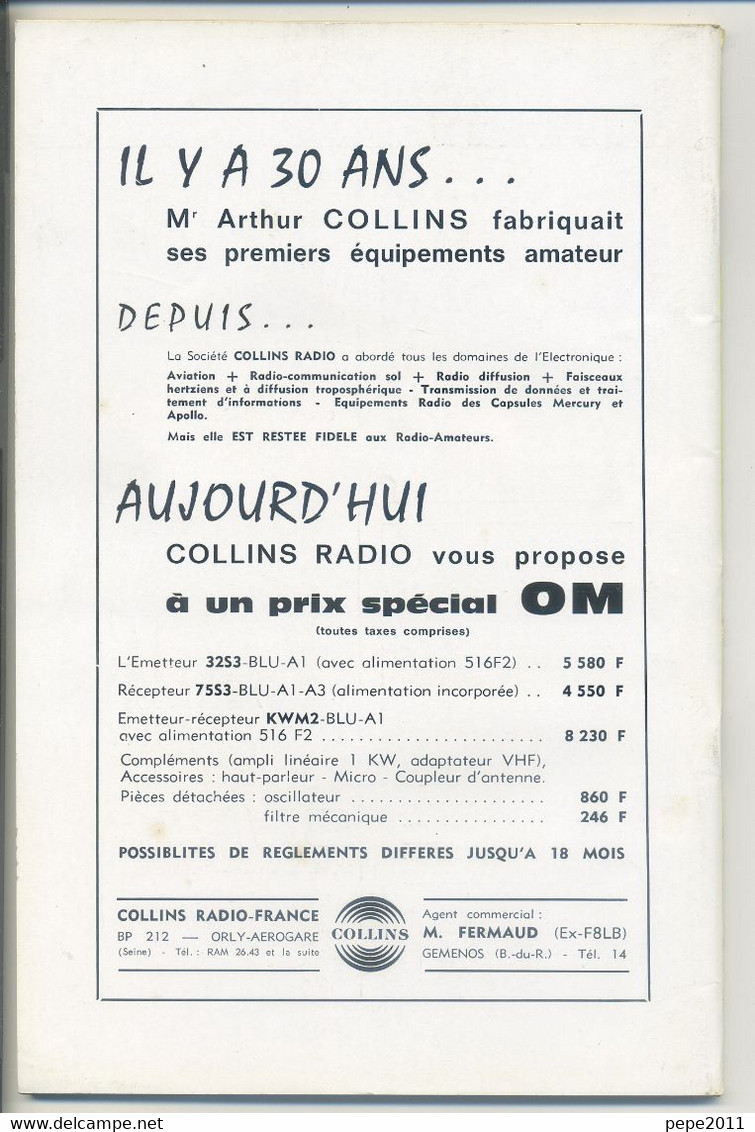 Revue Illustrée Mensuelle RADIO REF - Revue Des Ondes Courtes - N° 1 - 1964 - Audio-Visual