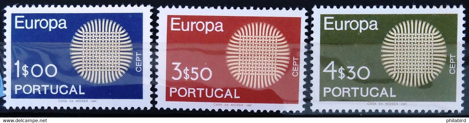 EUROPA 1970 - PORTUGAL                  N° 1073/1075                     NEUF** - 1970