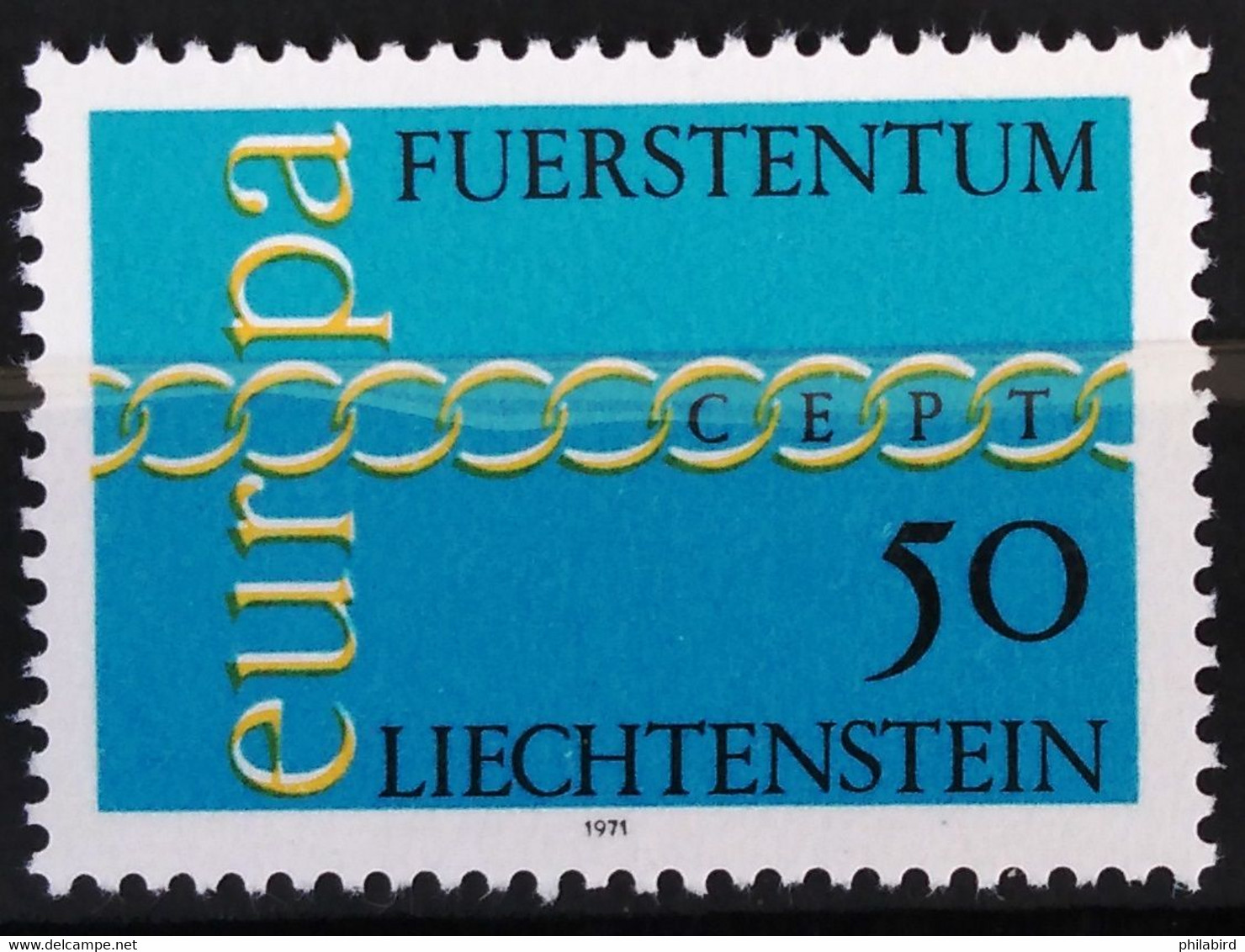 EUROPA 1971 - LIECHTENSTEIN                  N° 487                     NEUF** - 1971